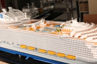 customized model of Harmony of the Seas (world largest cruiseship)